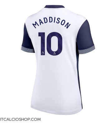 Tottenham Hotspur James Maddison #10 Prima Maglia Femmina 2024-25 Manica Corta